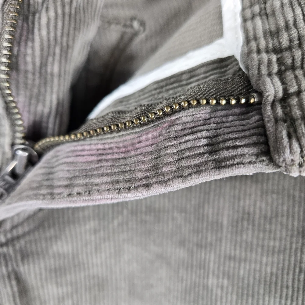 Banana Republic Olive Green Taupe Skinny Stretch Corduroy Pants Mens Size 28